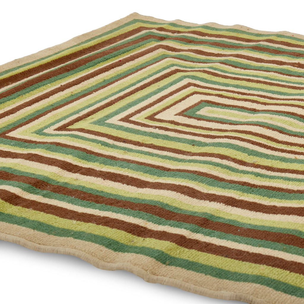 Green Multicolor Rectangle Pattern Pug