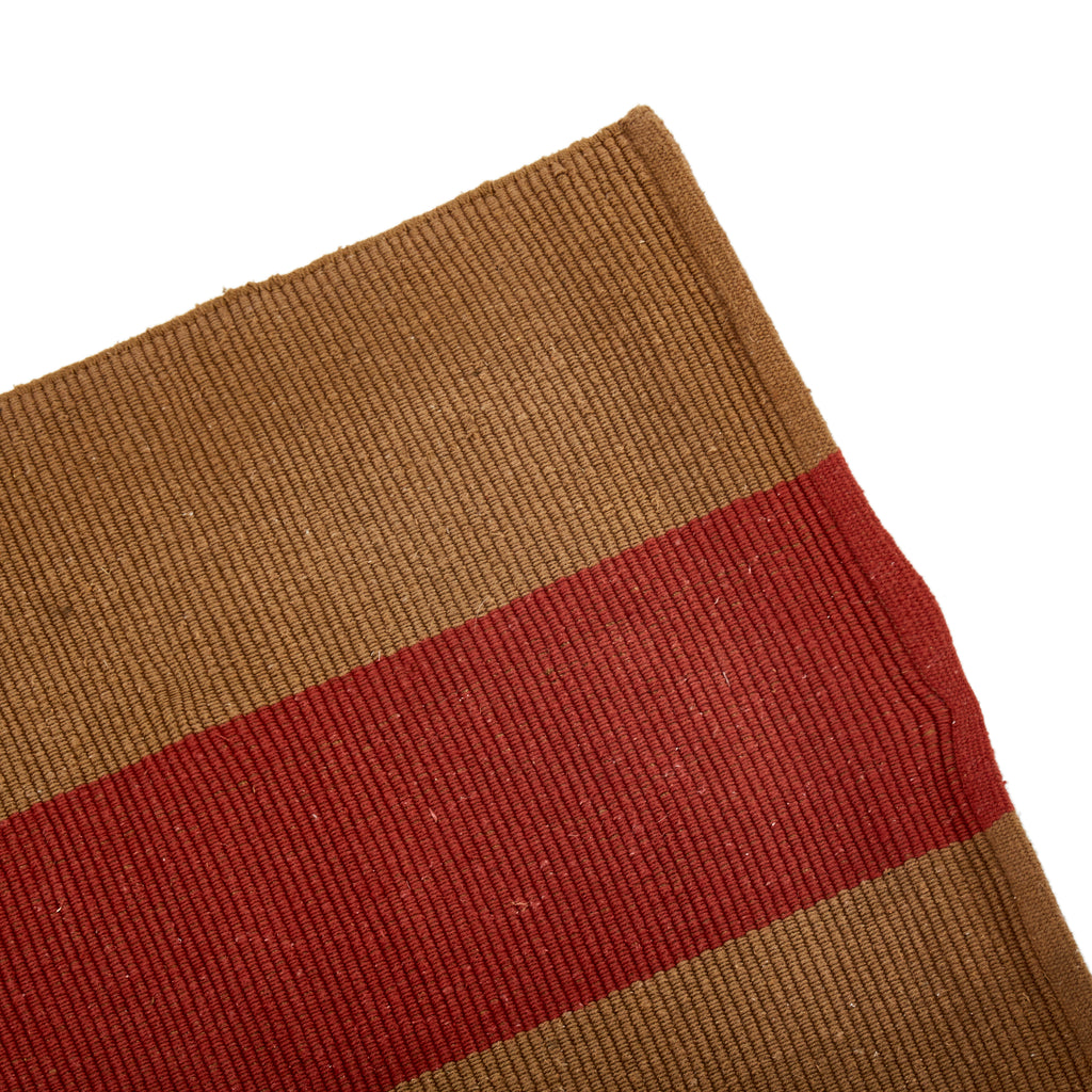 Red & Tan Line Rug