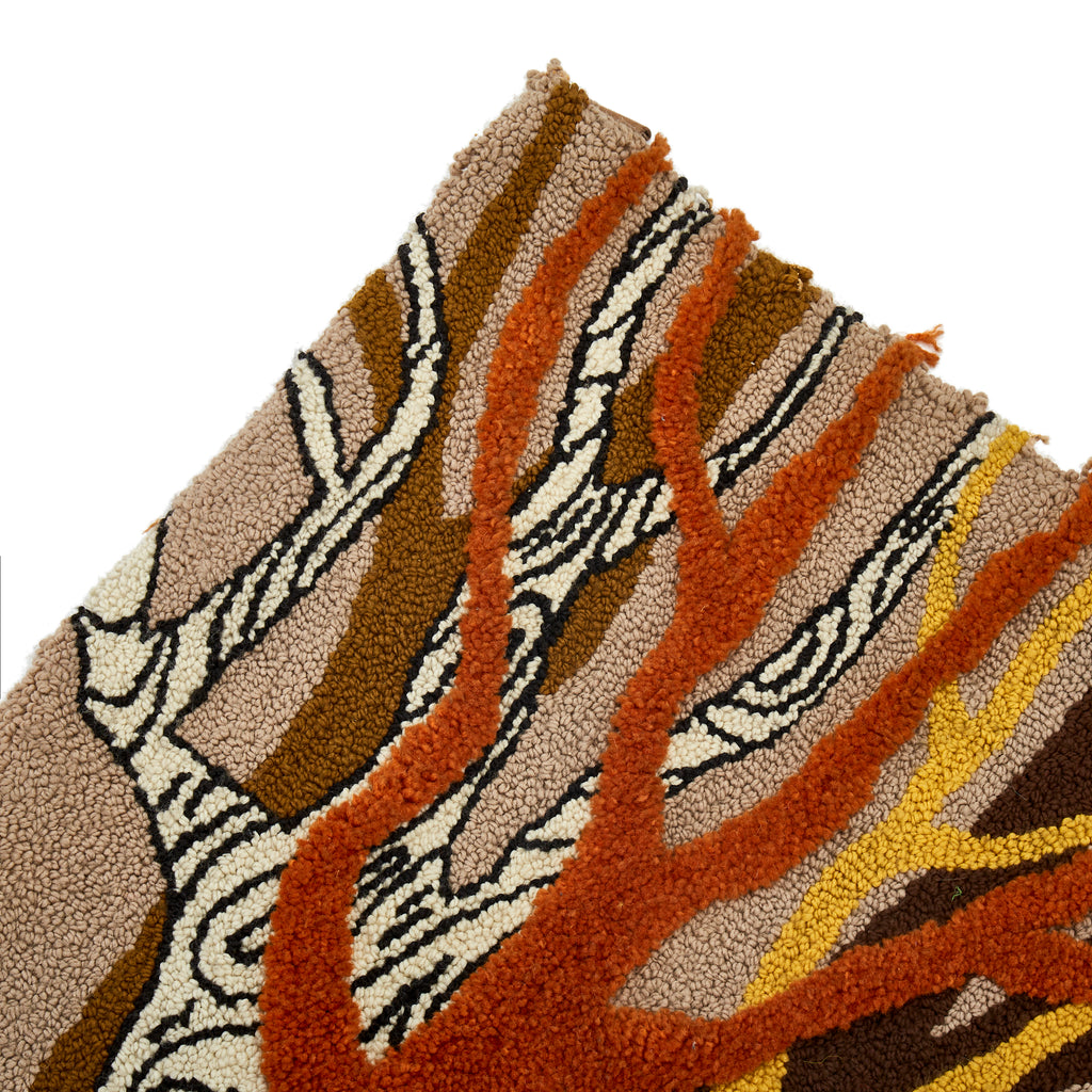 Brown Tree Branch Rug