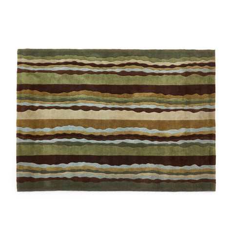 Green Earth Tone Rug