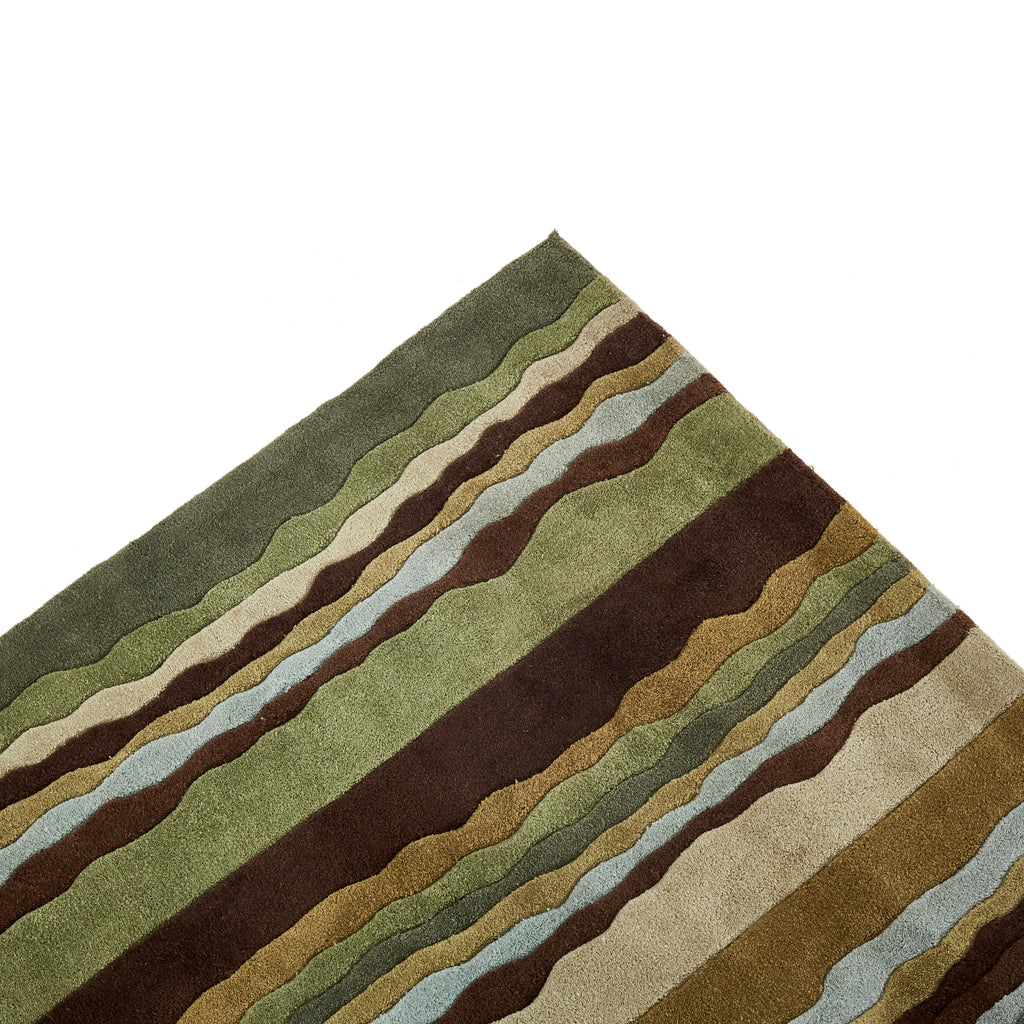Green Earth Tone Rug