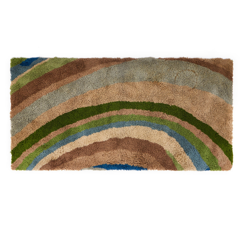 Earth Tone Rainbow Rug