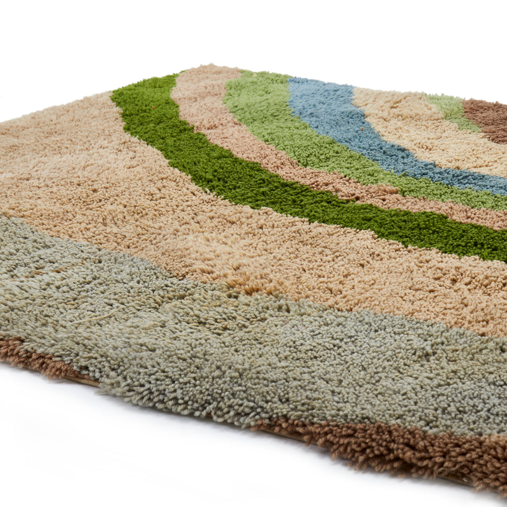 Earth Tone Rainbow Rug