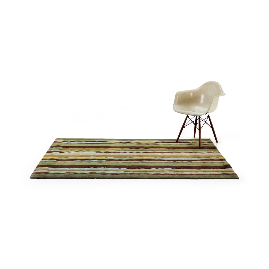 Green Earth Tone Rug