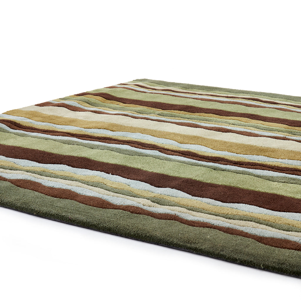 Green Earth Tone Rug