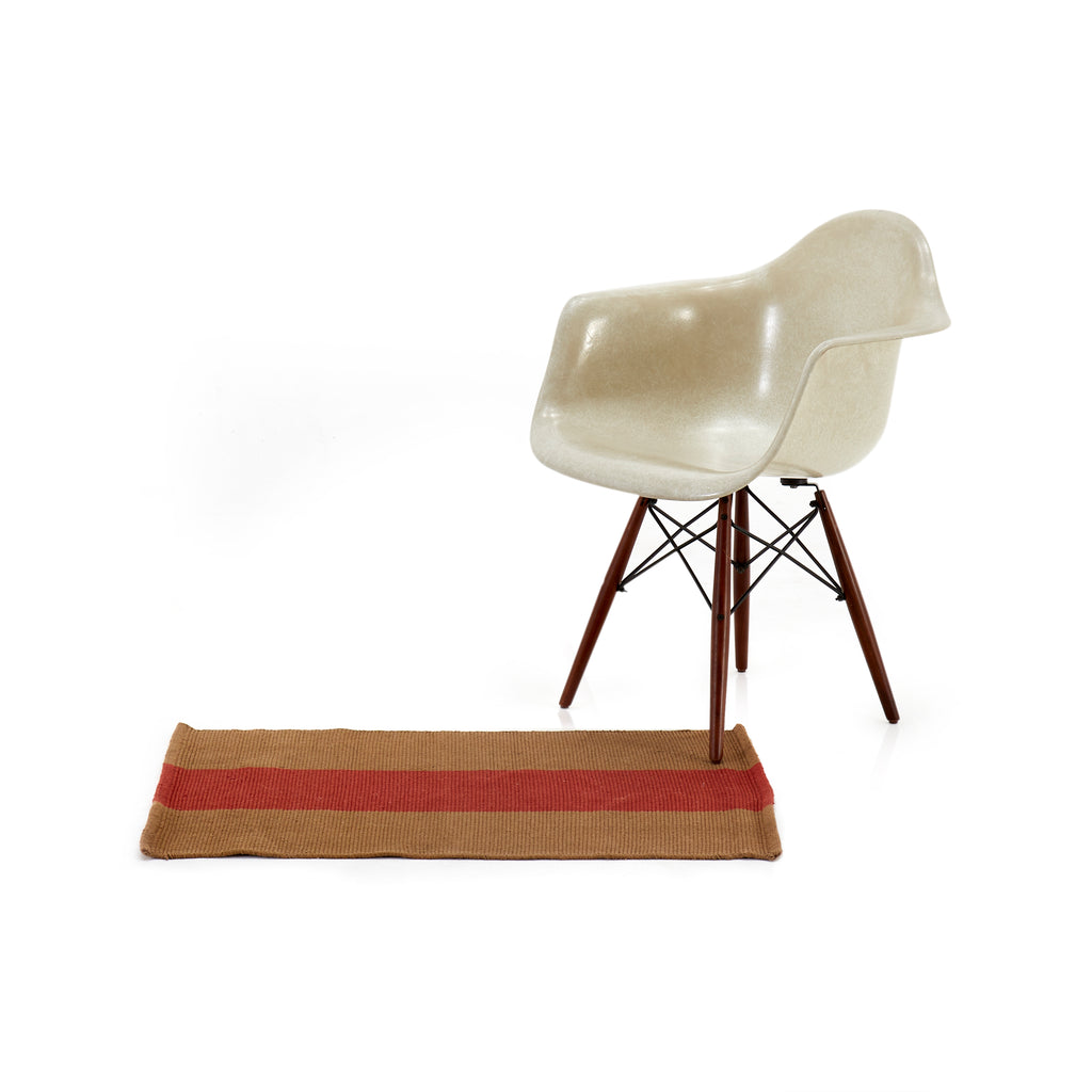 Red & Tan Line Rug