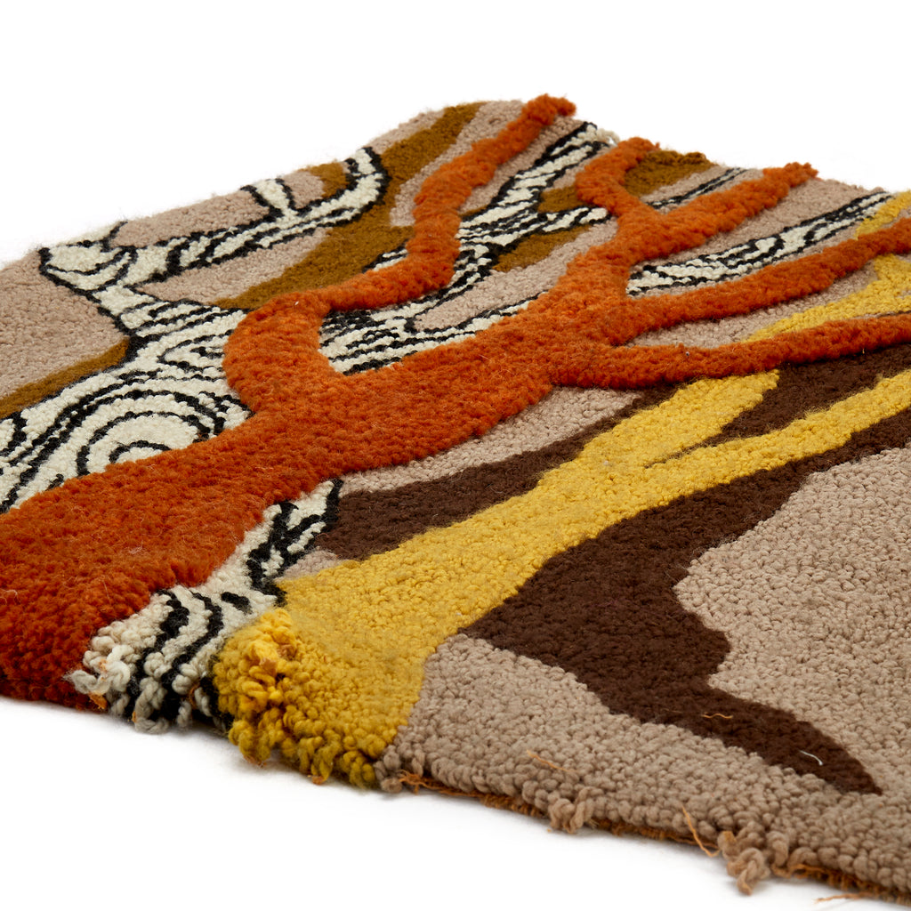 Brown Tree Branch Rug