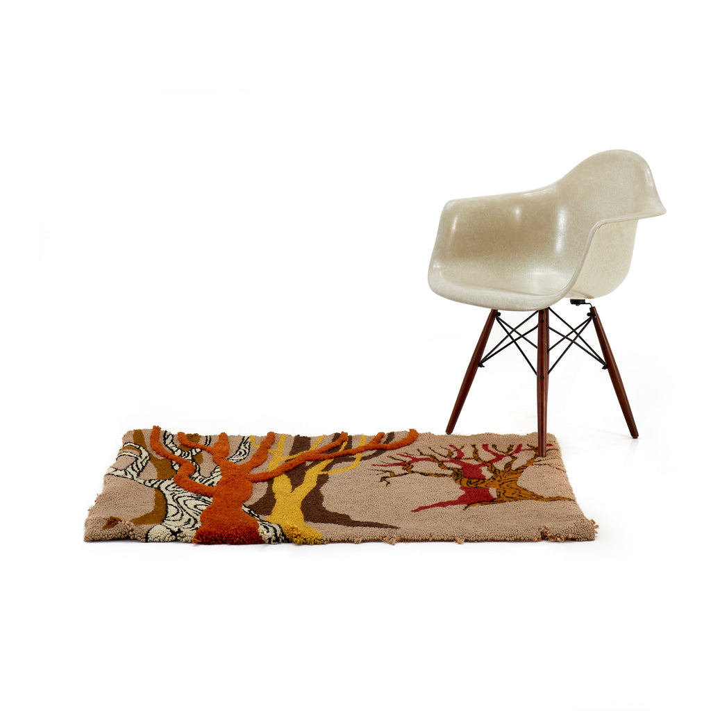 Brown Tree Branch Rug