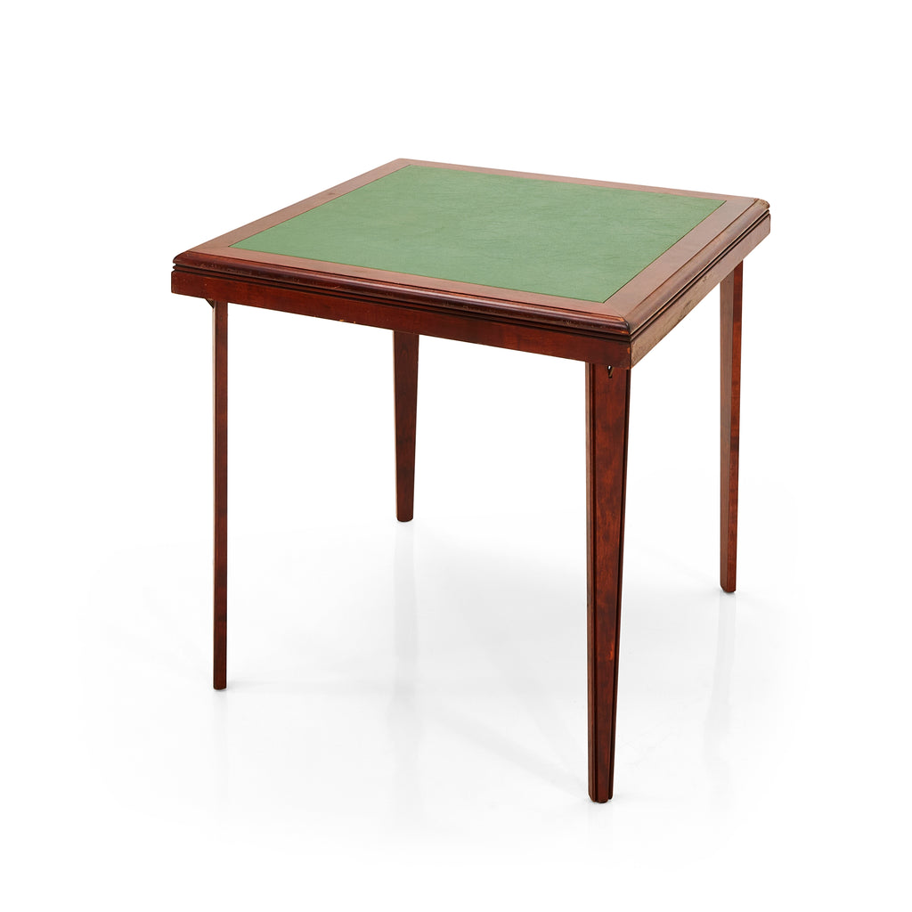 Green & Wood Card Table