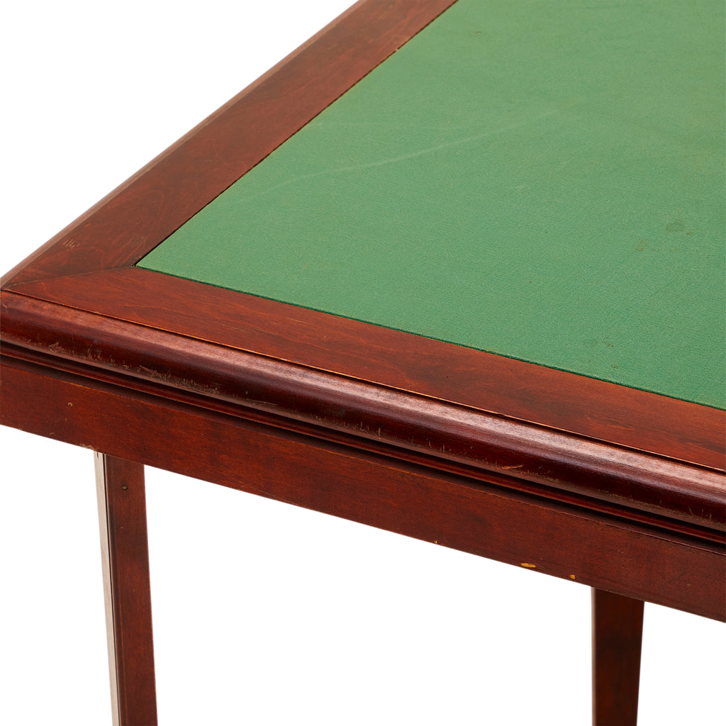 Green & Wood Card Table