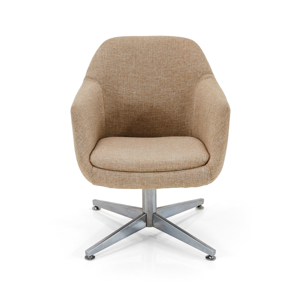 Beige Modern Office Arm Chair