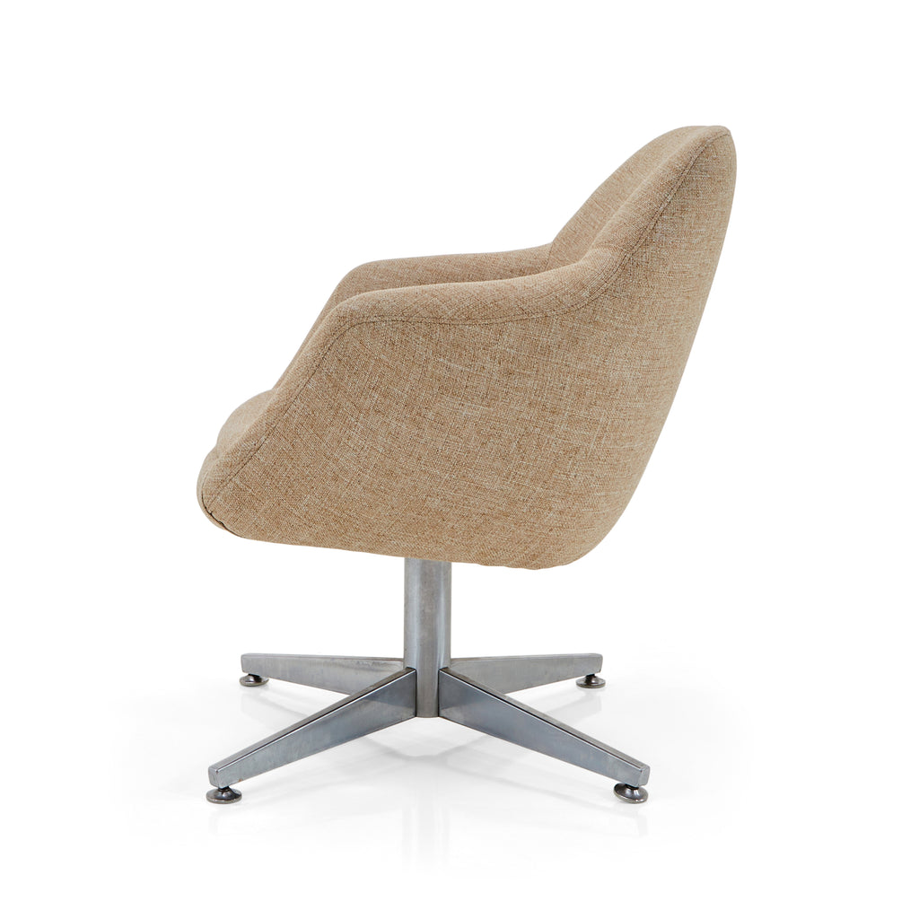 Beige Modern Office Arm Chair
