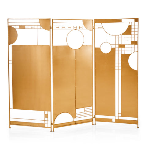 Light Bronze Art Deco Room Divider