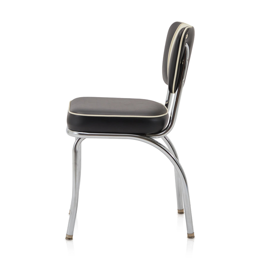 Black & White Vintage Diner Chair