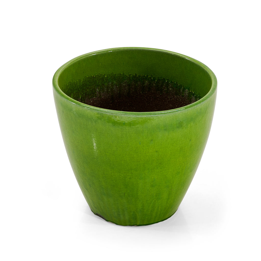 Green Ceramic Planter