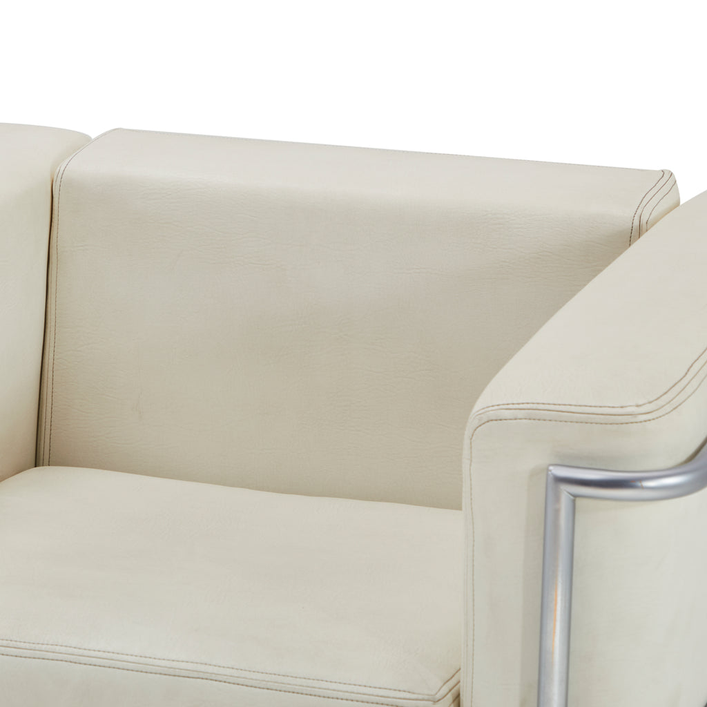 White Le Corbusier Club Chair