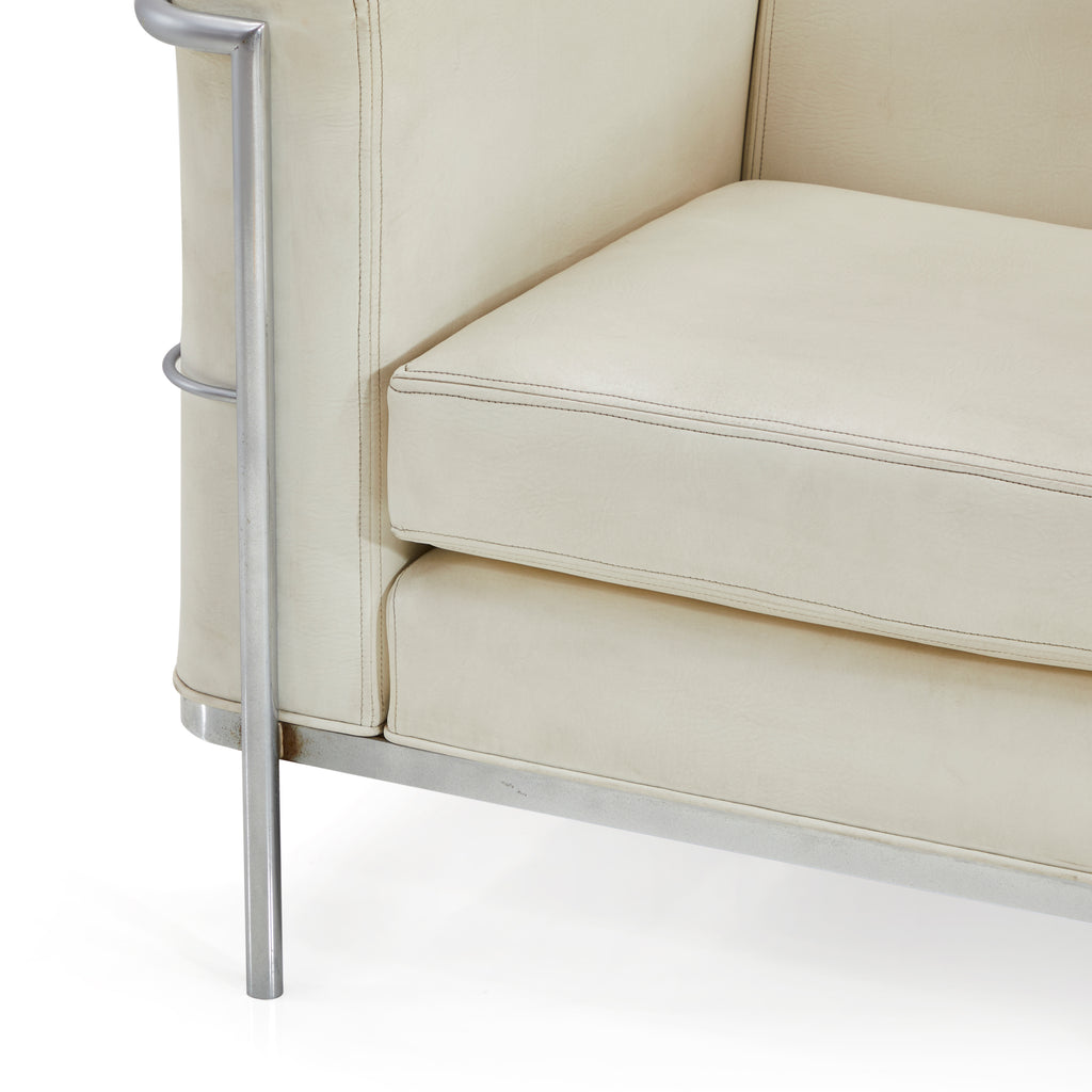 White Le Corbusier Club Chair