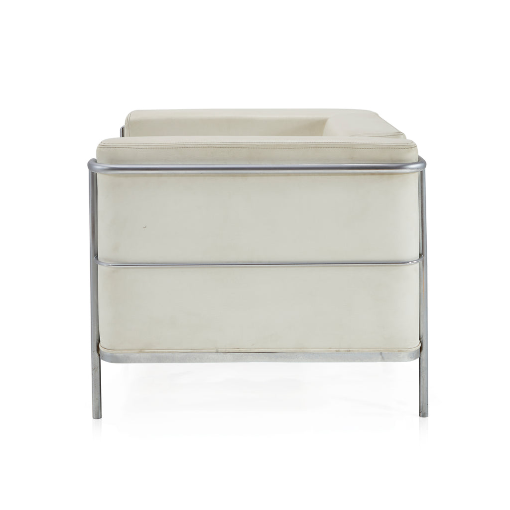 White Le Corbusier Club Chair