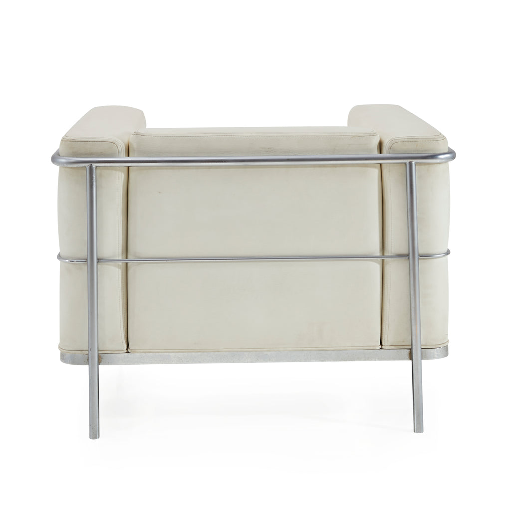 White Le Corbusier Club Chair