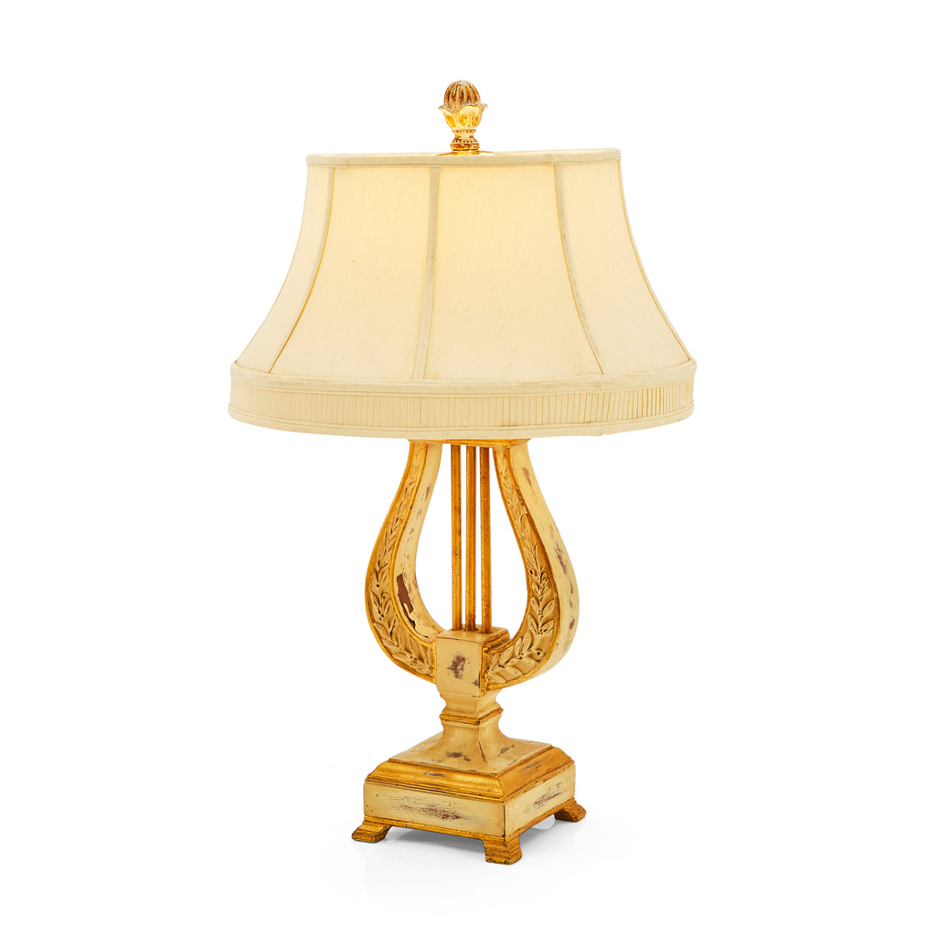 Gold Harp Table Lamp