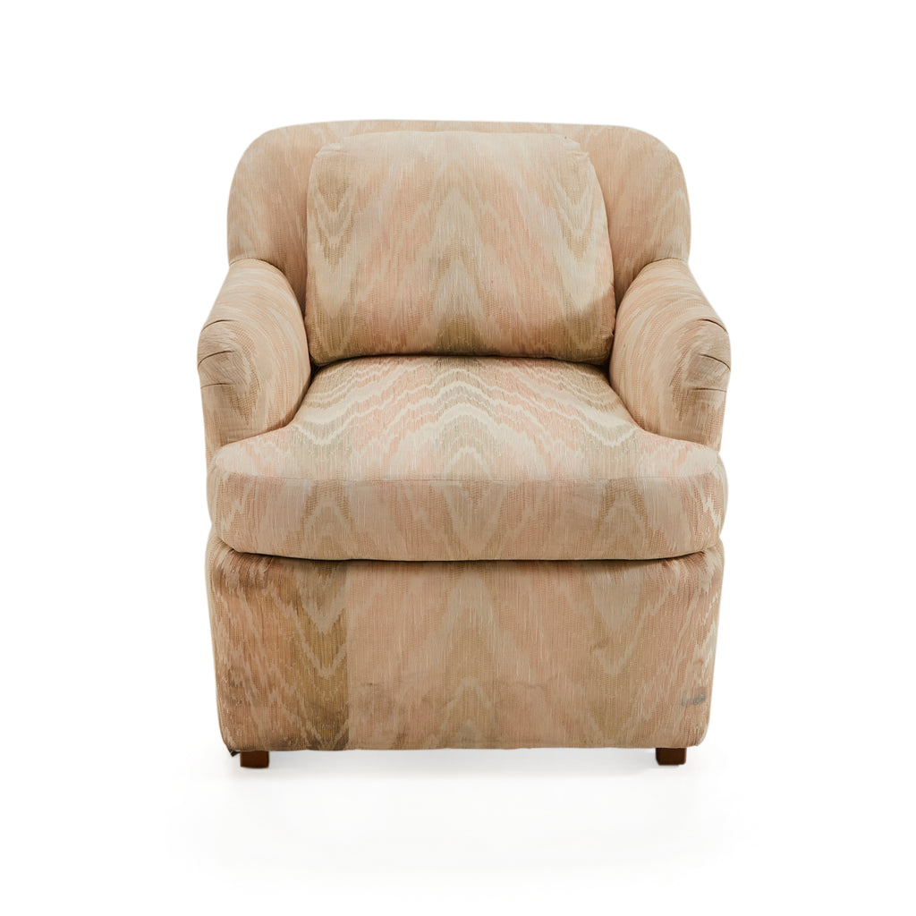 Off-White 80's Pastel Rippled Stripe Lounge Chair