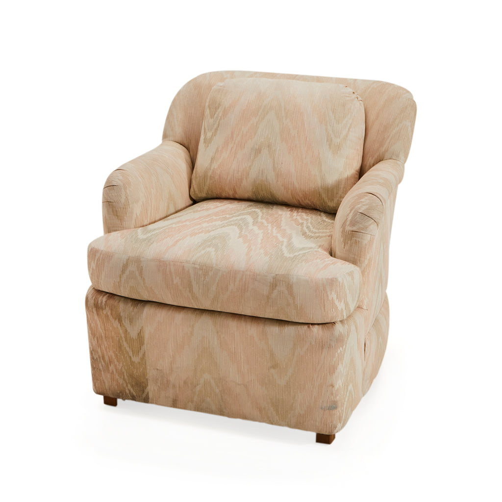 Off-White 80's Pastel Rippled Stripe Lounge Chair