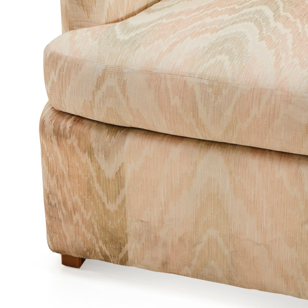 Off-White 80's Pastel Rippled Stripe Lounge Chair