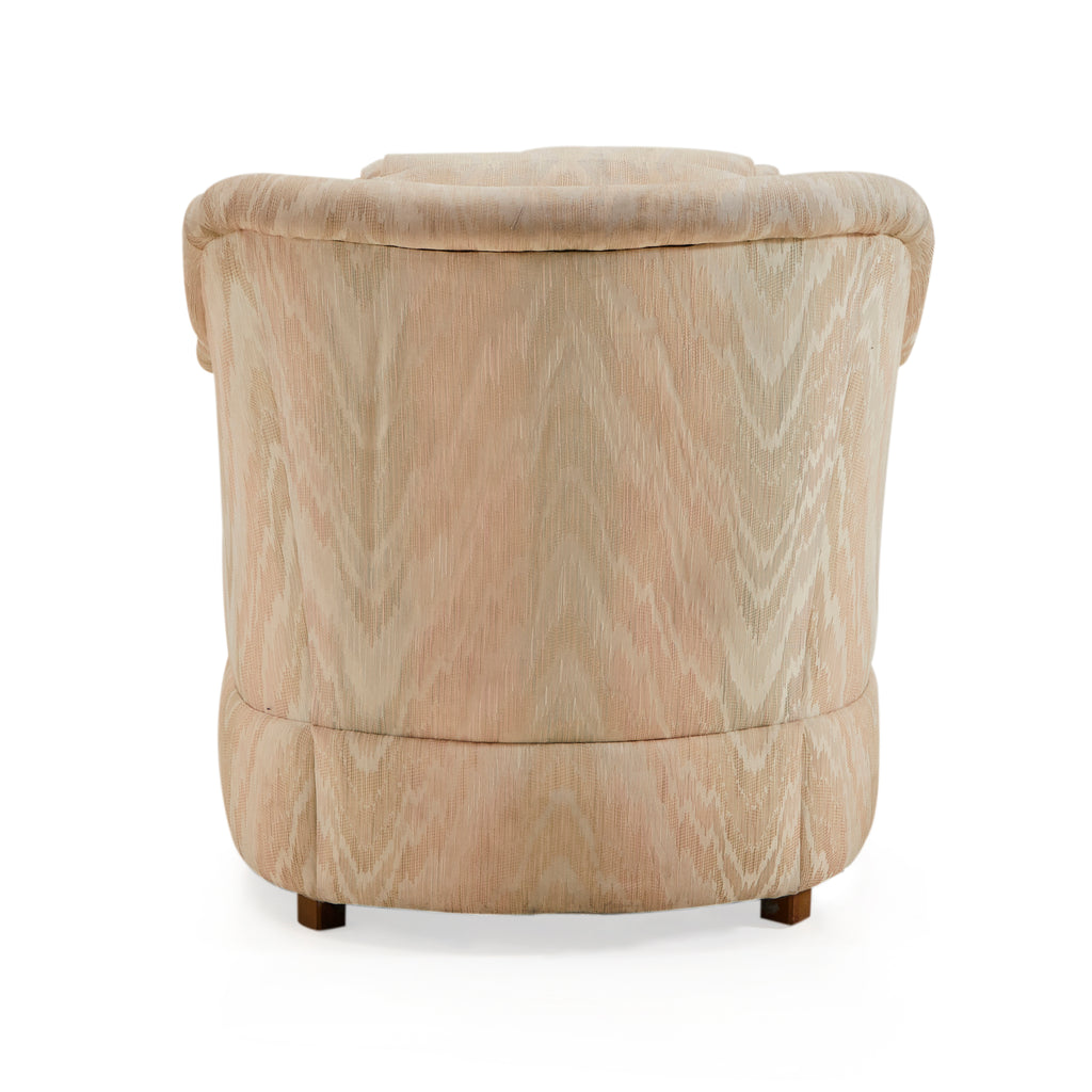 Off-White 80's Pastel Rippled Stripe Lounge Chair