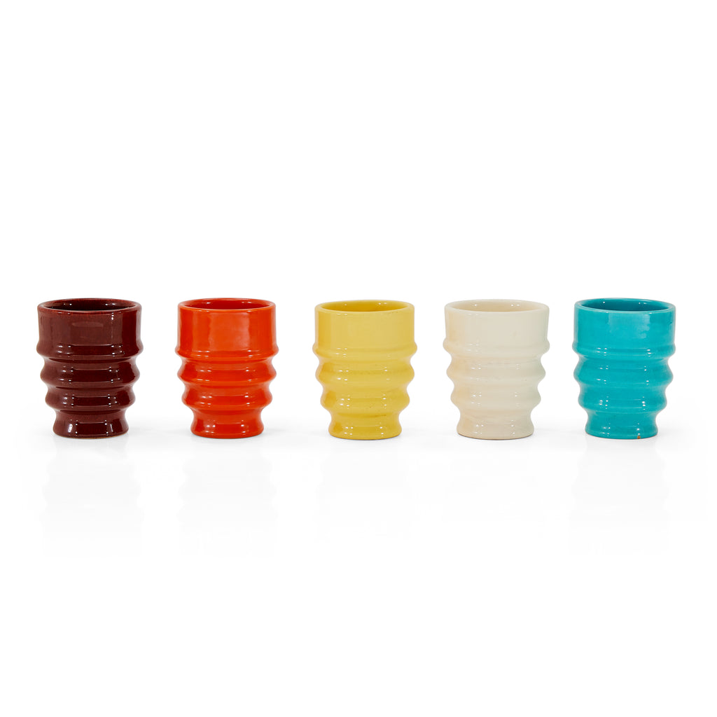 Multi Colored Ceramic Cups