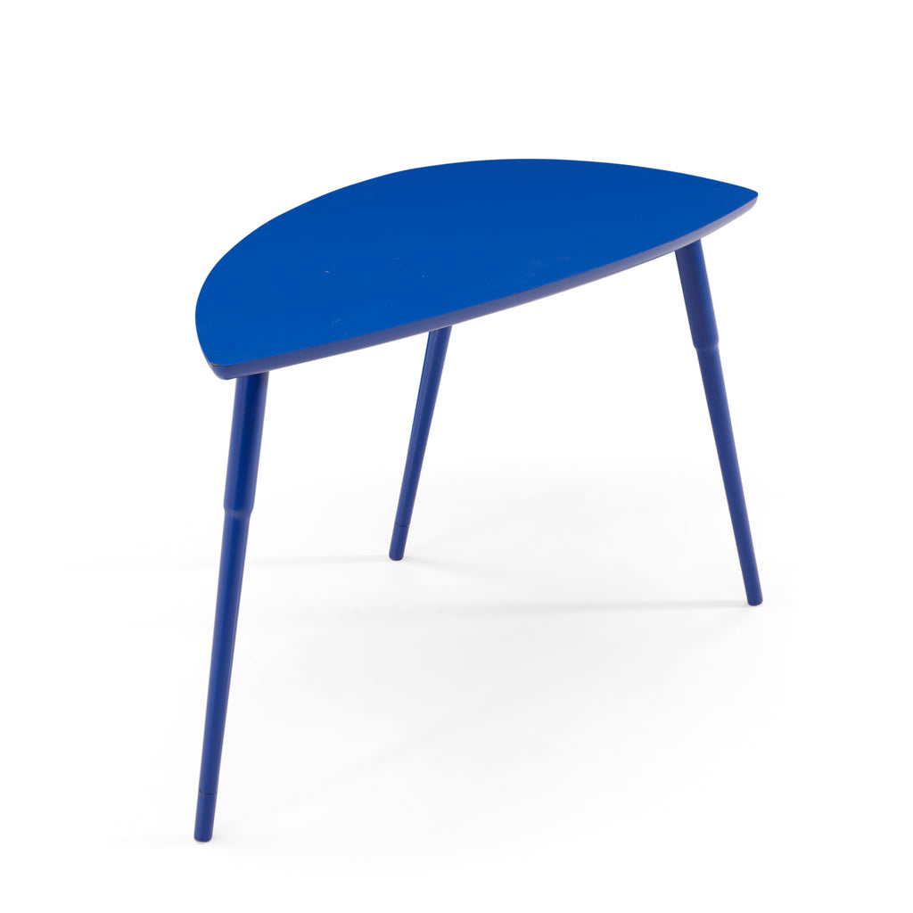Blue Contemporary Side Table