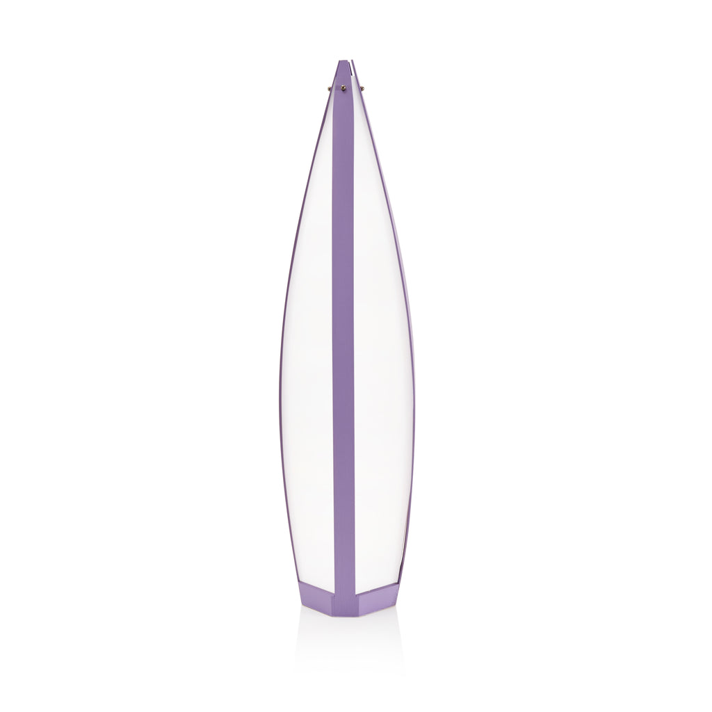 Purple Lantern Contemporary Floor Lamp