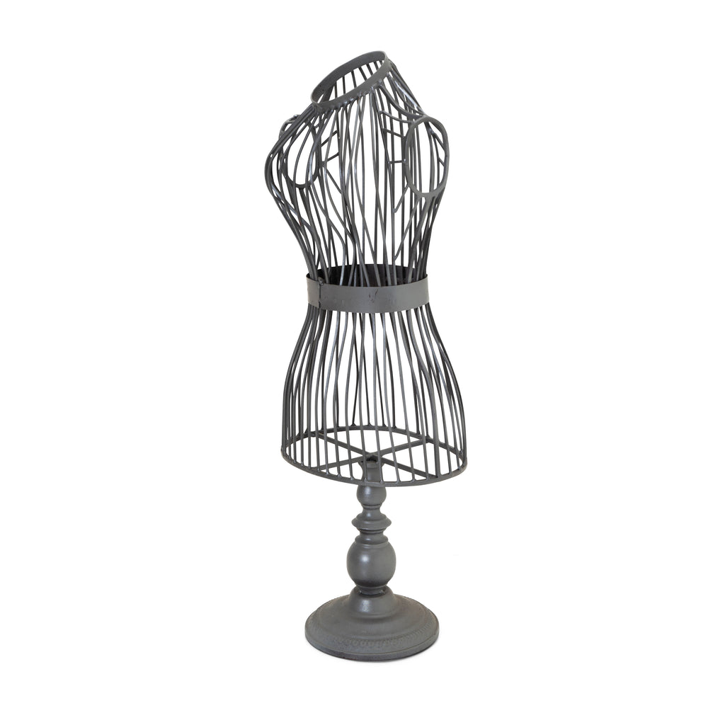 Grey Frame Small Mannequin Torso