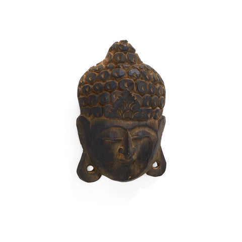 Wood Buddha Mask (A+D)