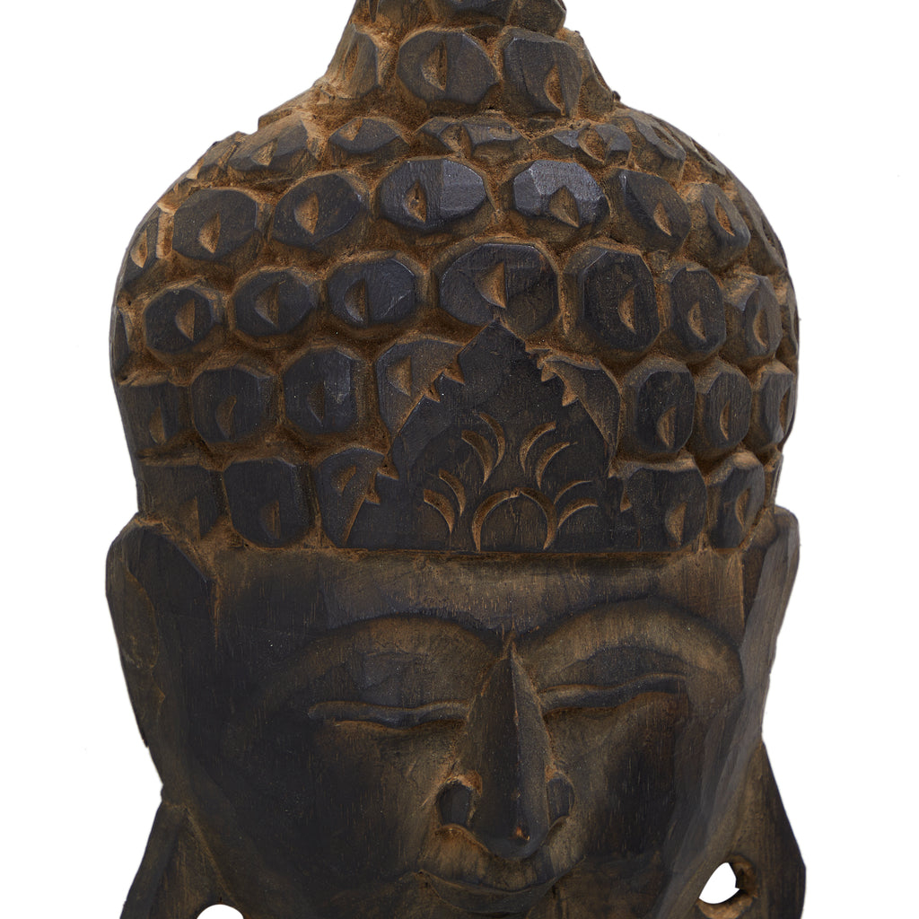 Wood Buddha Mask (A+D)