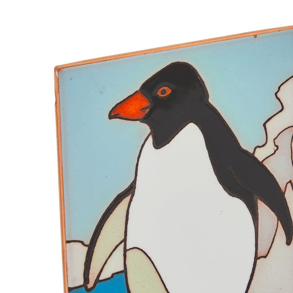 White & Blue Penguin Coaster