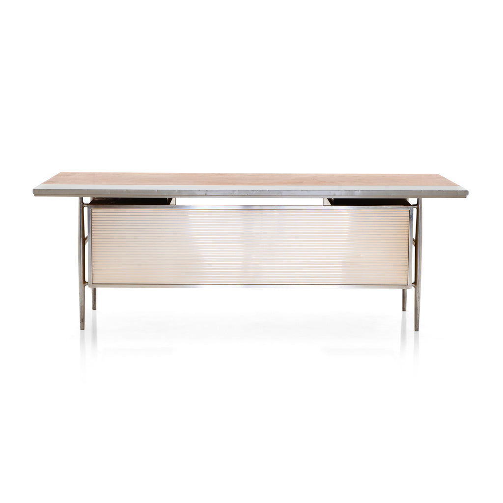 Wood & Metal Mid-Century Modern Work Desk