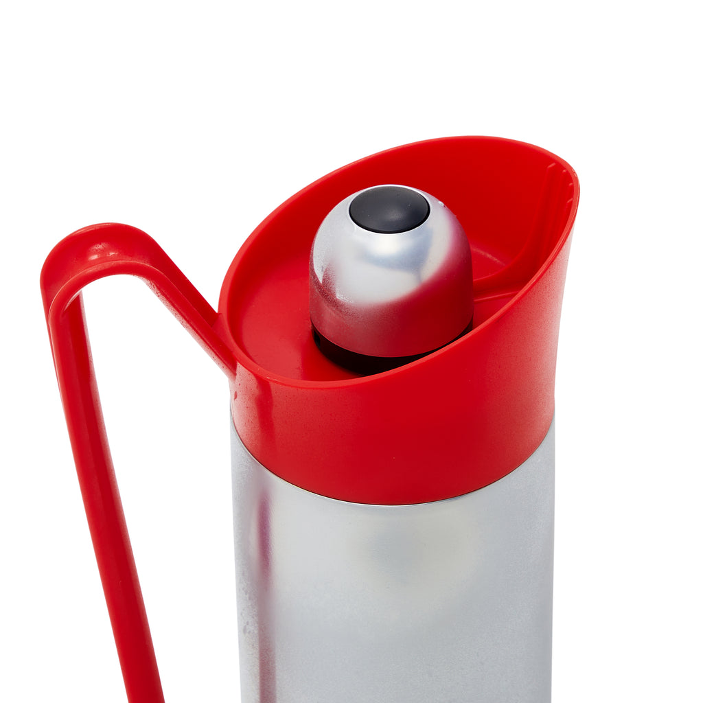 Red & Silver Metal Vintage Pouring Vessel