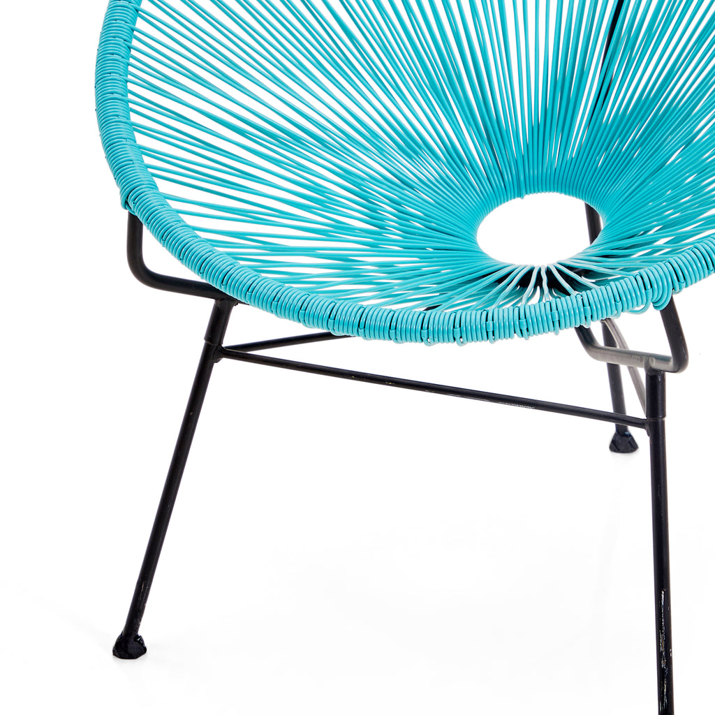Acapulco Chair Blue & Black Frame