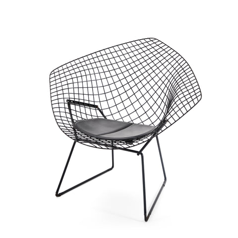 Black Wire Bertoia Diamond Chair