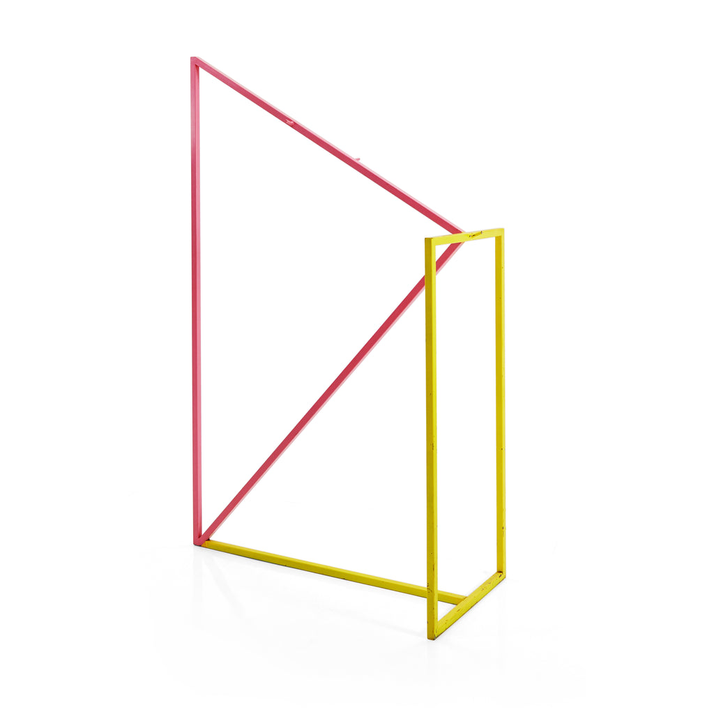 Pink & Yellow Geometric Modern Coat Rack