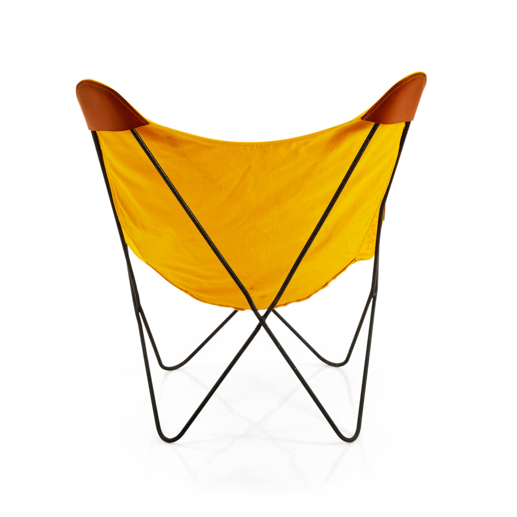 Butterfly Chair - Yellow Canvas