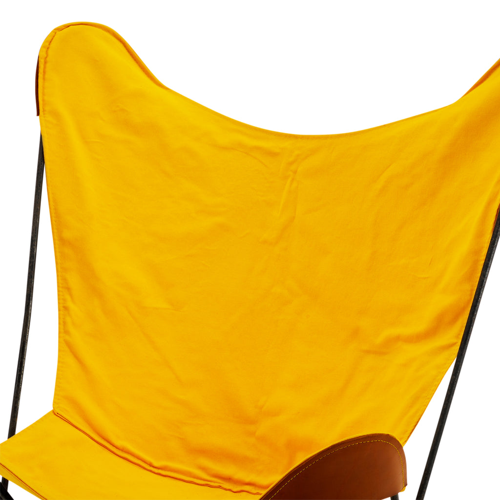 Butterfly Chair - Yellow Canvas
