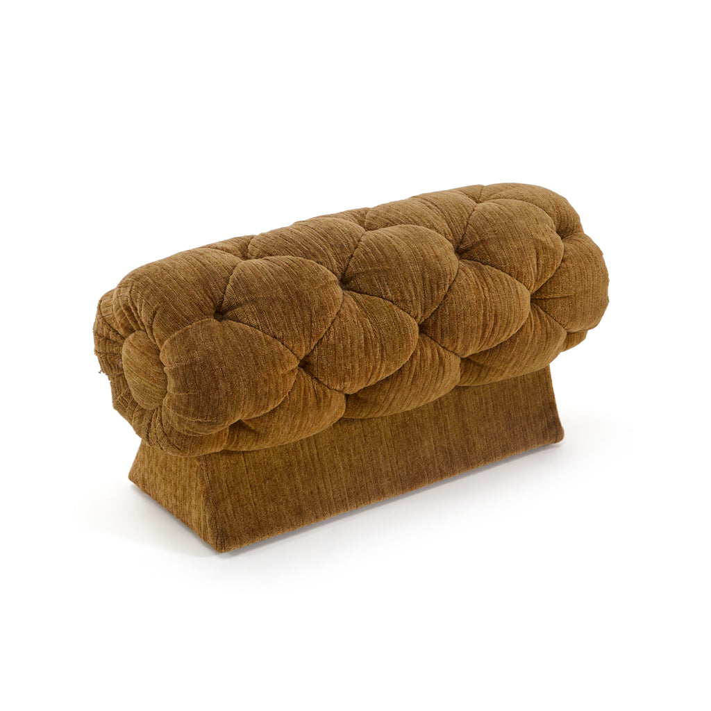 Brown Tufted Ottoman