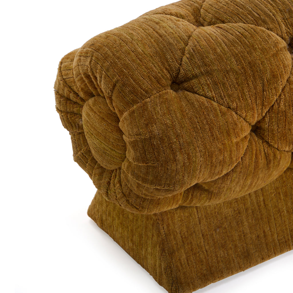Brown Tufted Ottoman