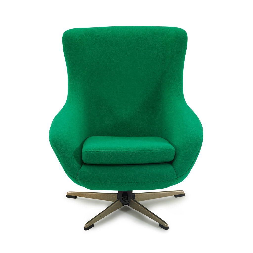 Green High Back Mod Lounge Chair