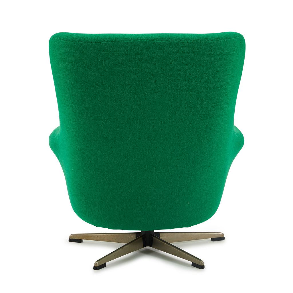 Green High Back Mod Lounge Chair