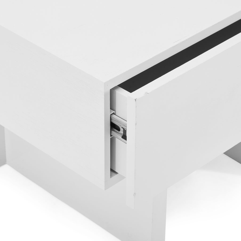 White Modern Bedside Table