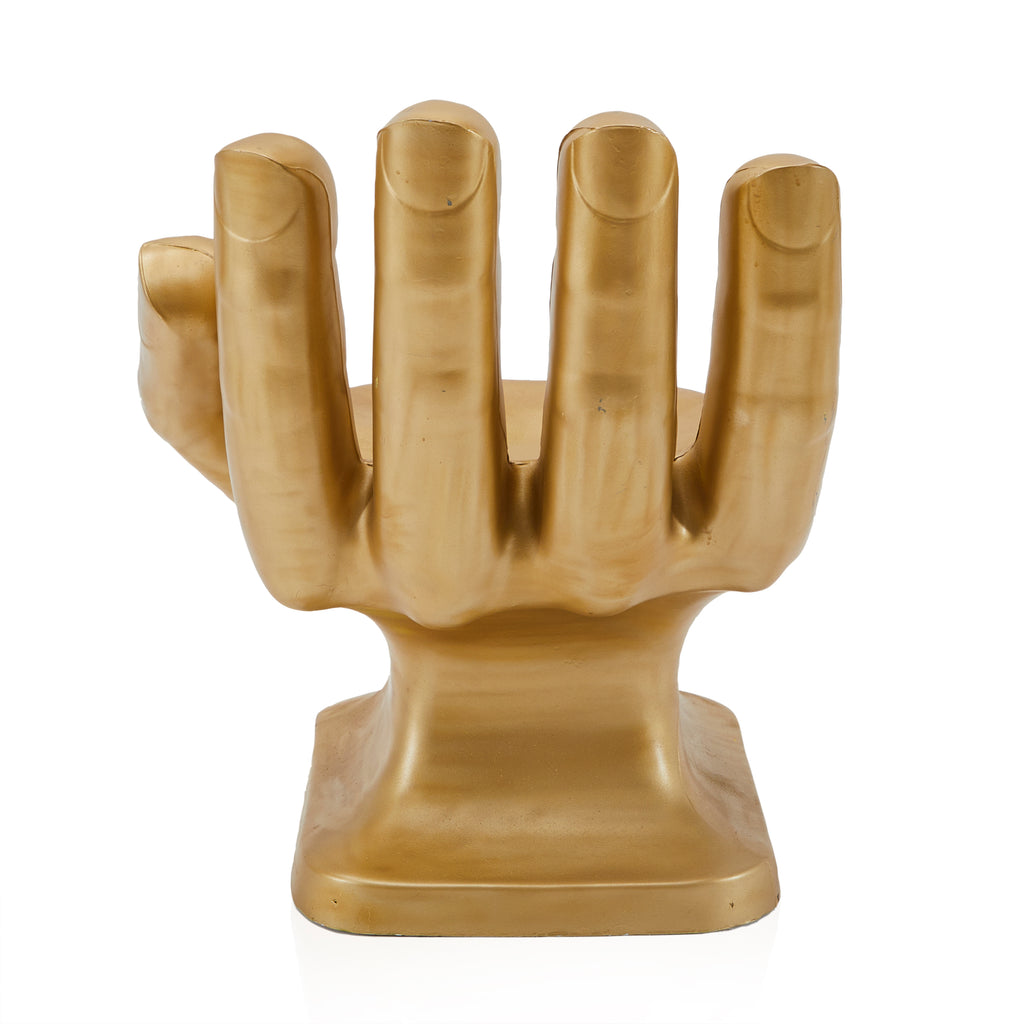 Gold Hand Chair