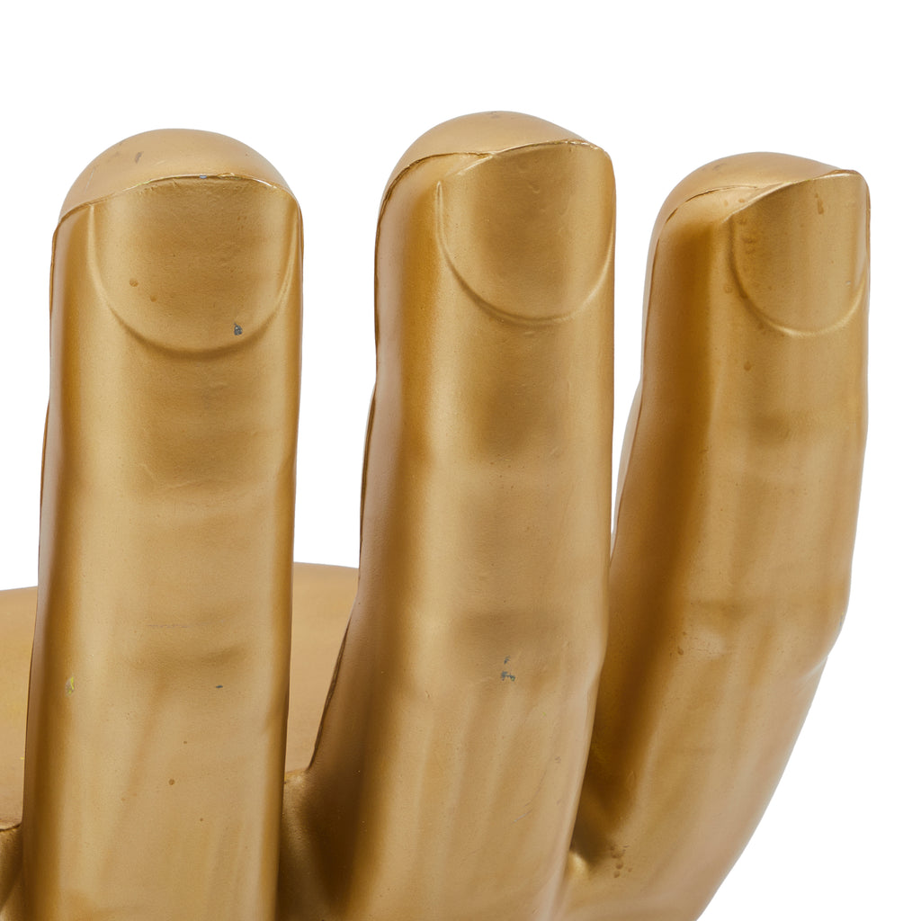 Gold Hand Chair