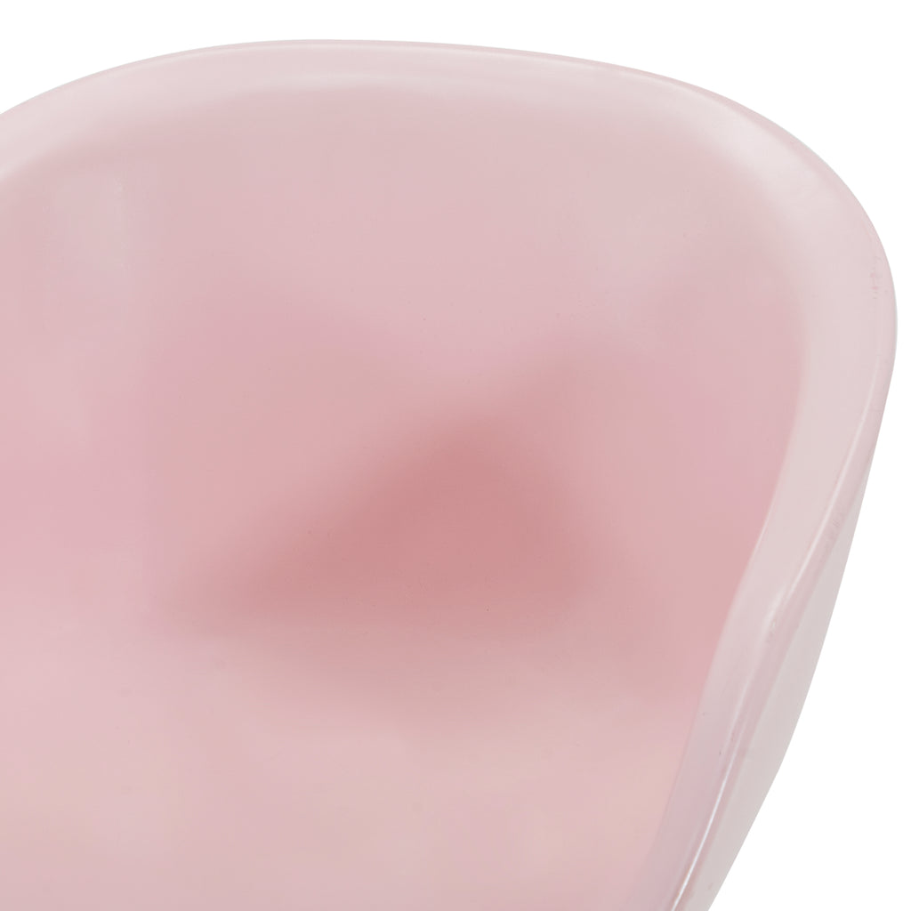 Pink Fiberglass Bucket Dining Chair